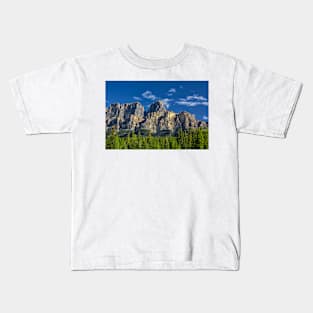 Castle Mountain 2, in AB, Canada Kids T-Shirt